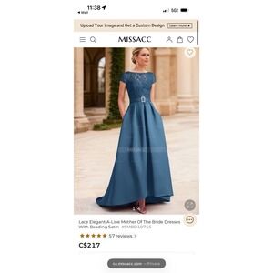 Brand New With Tags Size 4 Gown